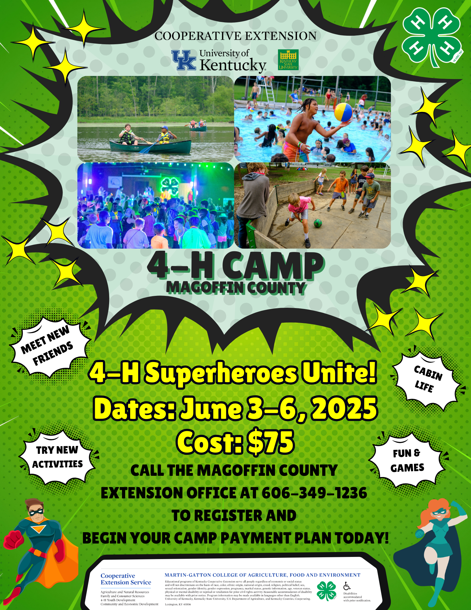 4-H Camp Flyer 