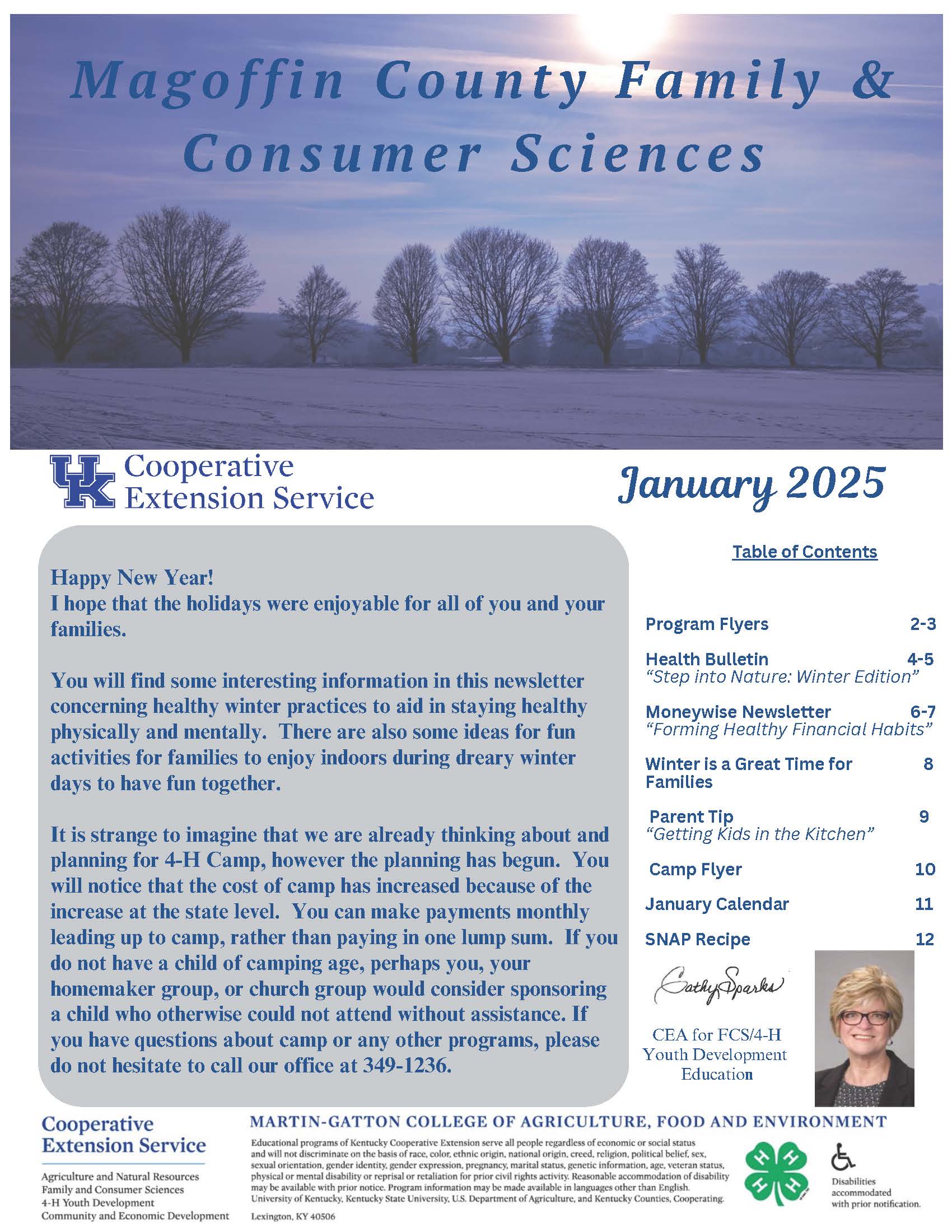 FCS January Newsletter